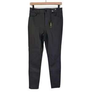 NWT Express Faux Leather Skinny High Rise Pants in Black Women’s‎ Size 8